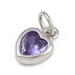Brass with Cubic Zirconia Pendants&nbsp;KK-A269-67P