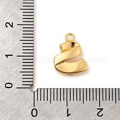 Brass Micro Pave Cubic Zirconia Charms&nbsp;KK-C117-12G-S