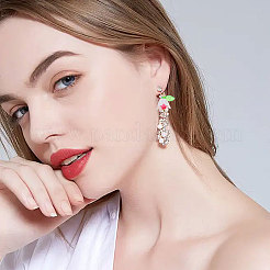 240Pcs 8 Colors ABS Plastic Imitation Pearl Pendants&nbsp;PALLOY-CA00026
