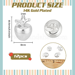 12Pcs Brass Charms&nbsp;KK-BC0015-09S