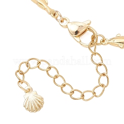 Brass Fish Link Chain Bracelet Makings&nbsp;AJEW-JB01419