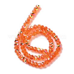 AB Color Plated Transparent Electroplate Beads Strands&nbsp;EGLA-H104-06A