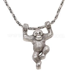 Vintage Alloy Animal Pendant Necklaces&nbsp;WG707AD-01