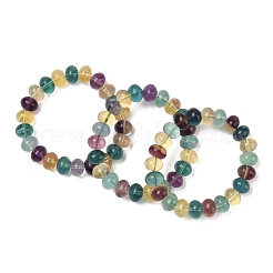 Natural Fluorite Beaded Bracelets&nbsp;G-H332-13