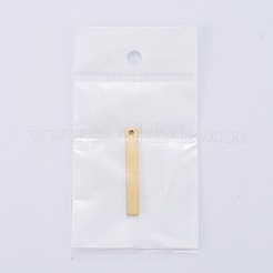 304 Stainless Steel Four Sides Engraved Pendants&nbsp;STAS-I140-30A-G
