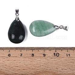 Natural Green Aventurine Pendants&nbsp;G-N362-03P-09