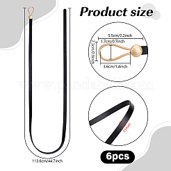 PU Imitation Leather Chain Belts for Women&nbsp;AJEW-WH0609-397KCG-A-1