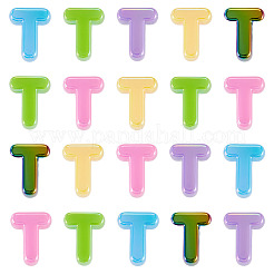 20Pcs UV Plating Opaque Acrylic European Beads&nbsp;OACR-TADJ0001-16T