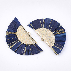 Raffia Tassel Pendants&nbsp;X-FIND-T026-31