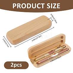 Wood Pencil Case&nbsp;OFST-WH0011-10
