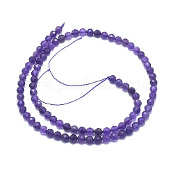 Natural Amethyst Beads Strands&nbsp;G-D0003-E84-4MM