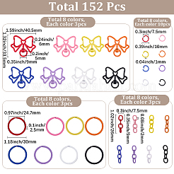 DIY Keychain Findings Kits&nbsp;DIY-SC0003-48