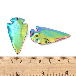 Electroplated Synthetic Non-Magnetic Hematite Pendants&nbsp;G-C136-03