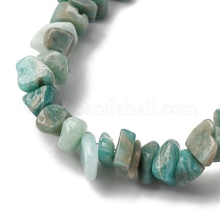 Natural Amazonite Chip Beads Strands&nbsp;G-M205-64-1