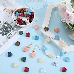 100Pcs Imitation Gemstone Acrylic Beads&nbsp;OACR-SP0001-05C