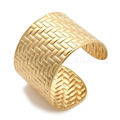 304 Stainless Steel Cuff Bangles for Women&nbsp;AJEW-P127-24G