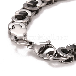 201 Stainless Steel Byzantine Chain Bracelets&nbsp;STAS-E160-06EBP