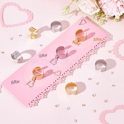 DIY Love Charm Cuff Ring Making Kit&nbsp;STAS-UN0039-60