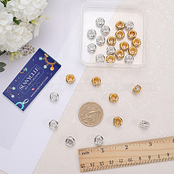 40Pcs 2 Colors Brass Spacer Beads&nbsp;KK-SC0003-97