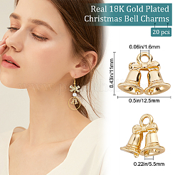 20Pcs Brass Charms&nbsp;KK-BBC0005-32