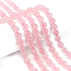 Natural  Rose Quartz Beads Strands&nbsp;G-L104-8mm-01