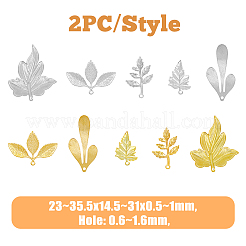 20Pcs 10 Style Brass Pendant&nbsp;KK-FH0006-18
