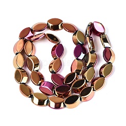 Electroplate Glass Beads Strands&nbsp;EGLA-Q134-02A-A03