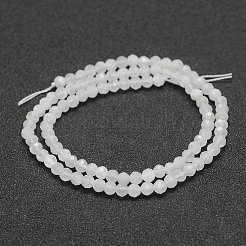 Natural Rainbow Moonstone Beads Strands&nbsp;G-F596-14-4mm