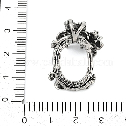 Brass Pendant Cabochon Settings&nbsp;KK-S521-03AS