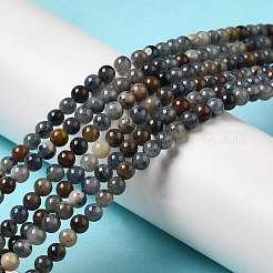 Natural Dumortierite Quartz Beads Strands&nbsp;G-H298-A06-01