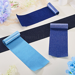 4Pcs 4 Colors Denim Cloth Iron on Sew on Patches&nbsp;SENE-TA0001-04
