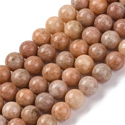 Natural Orange Quartz Beads Strands&nbsp;G-P551-A01-03