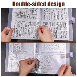 6 Inch Transparent PP Plastic Photocard Storage Albums&nbsp;AJEW-WH0696-614