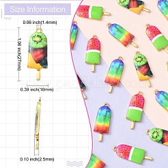 30Pcs 3 Styles Printed Alloy Pendants&nbsp;PALLOY-CJ0002-49