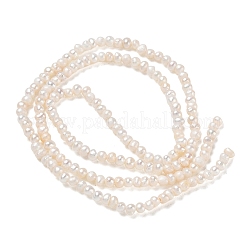 Natural Cultured Freshwater Pearl Beads Strands&nbsp;PA-CBAC463-22