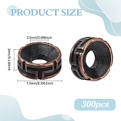 300Pcs Tibetan Style Alloy Spacer Beads&nbsp;FIND-ME0002-29R