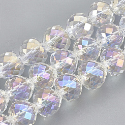 Electroplate Glass Beads Strands&nbsp;EGLA-T010-01-M
