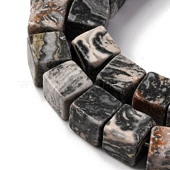 Natural Map Stone Beads Strands&nbsp;X-G-T139-8x8-45A