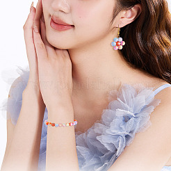 120Pcs 8 Colors Frosted & Gradient Color Opaque Resin Beads&nbsp;RESI-TA0003-85