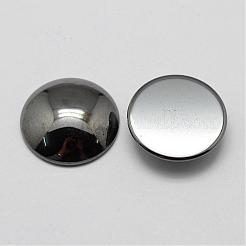 Non-magnetic Synthetic Hematite Cabochons&nbsp;G-P162-05-18mm