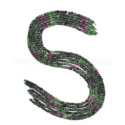 Natural Ruby in Zoisite Beads Strands&nbsp;G-D103-C07