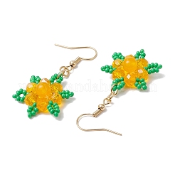 Natural Malaysia Jade Dangle Earrings&nbsp;EJEW-MZ00258-02