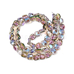 Electroplate Glass Beads Strands&nbsp;X-EGLA-N012-07S