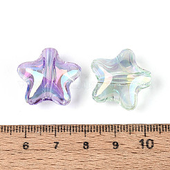 UV Plating Transparent Acrylic Beads&nbsp;OACR-Q197-04