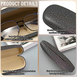 1Pc Oval Polyester Eyeglass Cases&nbsp;AJEW-CN0007-34
