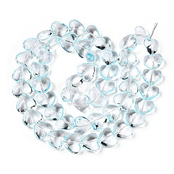 Transparency Glass Beads Strands&nbsp;X1-GLAA-T023-13E