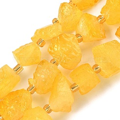 Raw Rough Natural Quartz Crystal Beads Strands&nbsp;G-Z131-J01-10