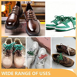 4 Pairs 3 Styles Polyester & Waxed Cord Shoelaces&nbsp;DIY-GA0009-43B