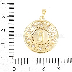 Brass Micro Pave Cubic Zirconia Pendants&nbsp;LS-KK-F938-31G-03