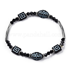 Black Opaque Acrylic Beads&nbsp;OACR-G016-29A